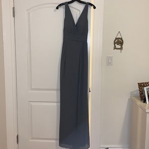 Dark Grey Chiffon Gown